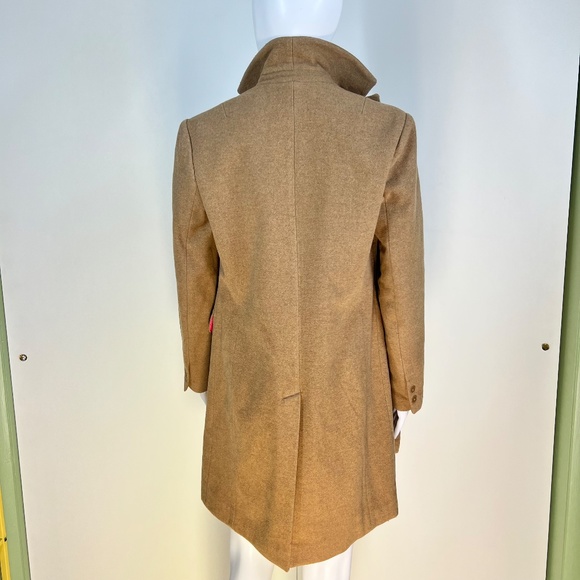 Gap Camel Wool Cashmere Blend Top Coat, XS Old Money Classy Preppy Warm Layers - Picture 7 of 12
